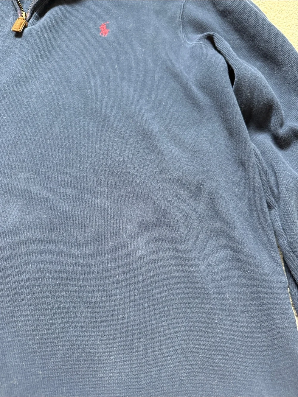 Polo by Ralph Lauren Navy Quarter-Zip Pullover